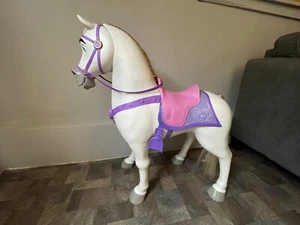 Disney Princess Playdate Maximus Horse Ride On My Size Pony 32" Rapunzel Tangled - Picture 1 of 3