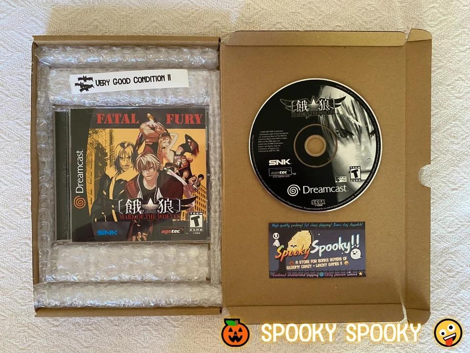 Fatal Fury Mark of the Wolves SEGA Dreamcast - NTSC-U/C USA VGC CIB - Tracked - Image 1 of 4