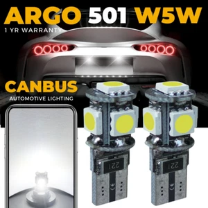 T10 501 Led Side Light Number Plate Interior W5w Canbus Xenon White Hid Bulbs - Picture 1 of 12