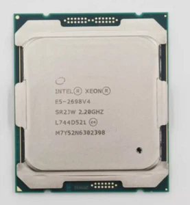 Intel Xeon E5-2698 V4 2.20Ghz 20-Cores 50MB LGA 2011 CPU P/N: SR2JW Tested - Picture 1 of 2