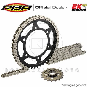 KIT TRASMISSIONE PBR CATENA EK CORONA PIGNONE RIEJU TANGO 125 2008-2008 - Imagen 1 de 4