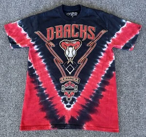Arizona Diamondbacks Liquid Blue T Shirt Black Red Snake 2 Sided AOP MLB - Picture 1 of 12