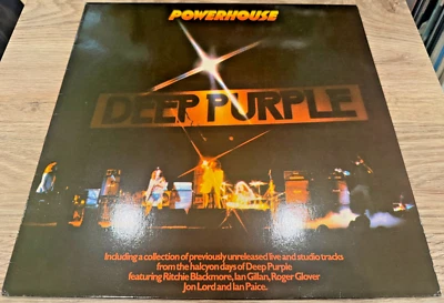 DEEP PURPLE POWERHOUSE LIVE DUTCH IMPORT VINYL RECORD LP VG+/VG - Image 1 of 4