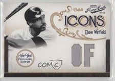 2011 Playoff Prime Cuts Icons Combos Materials /25 Dave Winfield #9 HOF