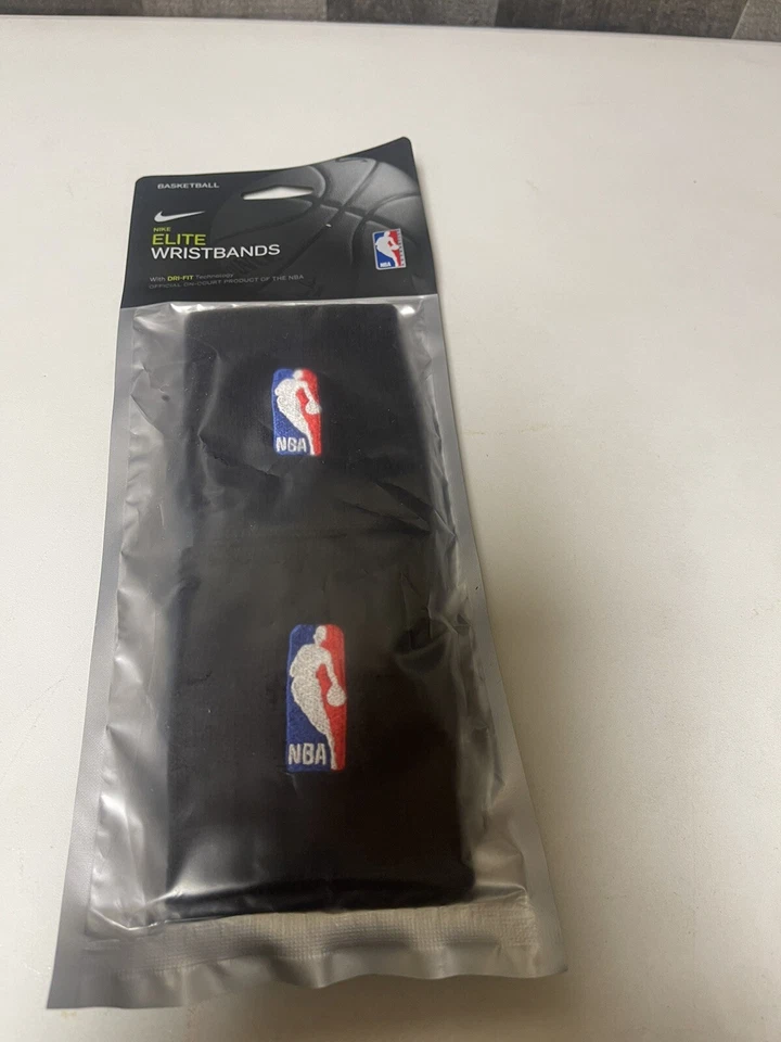 Nike NBA Elite Wristbands Sweatbands Black Nkn030 001