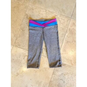 Ivivva girls grey capri leggings, size 8yrs - Picture 1 of 2