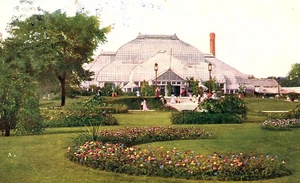 De colección Illinois, Conservatorio, Lincoln Park, Chicago, IL c1913 - Imagen 1 de 4