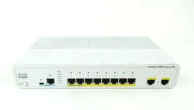 Cisco WS-C2960CPD-8PT-L 8 Port PoE Compact 2960 Switch - Same Day Shipping - Image 1 of 2