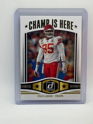 Chris Jones - 2023 Donruss Champ Is Here #CIH-16 - Chiefs - Image 1 of 2