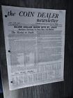CDN Newsletter Coin Dealer Feuille grise hebdomadaire 30 octobre 1987 numéro