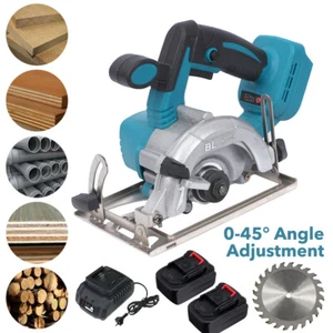 20V Cordless Circular Saw Kit 4500RPM Electric Brushless Hand Saw For Wood Tile - Picture 1 of 14