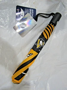 Paraguas de viaje NHL Pittsburgh Penguins Athletic dorado y negro 42" de Windcraft - Imagen 1 de 1