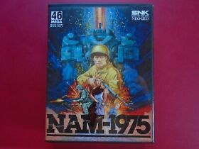 Nam-1975 NAM-1975 Neo Geo AES US English 1990 LN Except Censorship Complete CIB