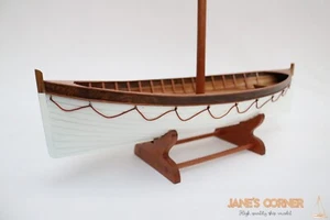 TITANIC LIFE BOOT OBSTTABLETT 50 cm - HOLZMODELLVERSAND - Hochwertig - Bild 1 von 18