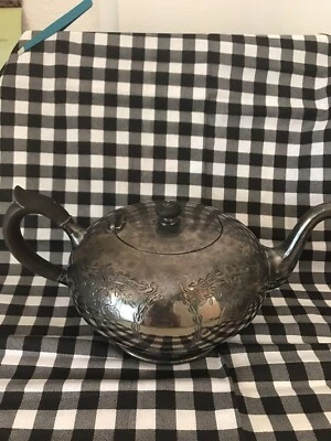 Tetera vintage de plata Rogers Canadá 1881 Foto 1 de 4