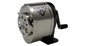 Wall Mounted Pencil Sharpener Manual Power Vintage Look Dual Cutters School Help - Picture 1 of 8