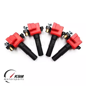 4 Performance Bobine per 2003-2005 Subaru Impreza Wrx Saab 9-2X 22433-AA551 - Picture 1 of 9