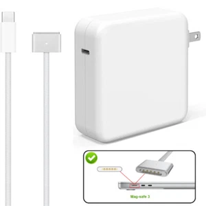 For Apple 96W USB-C to Mag 3 Cable Charger Power Adapter MacBook Pro (M1- M3) - Picture 1 of 8