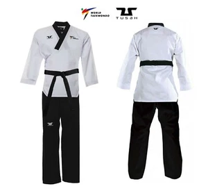 Poomsae Professional Dan Maschile TUSAH Omologato WT - Uniforme Made in Korea - Imagen 1 de 5