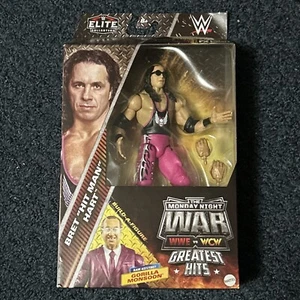 WWE Elite Bret Hit Man Hart Monday Night Wars Action Figure Mattel NIB - Picture 1 of 8