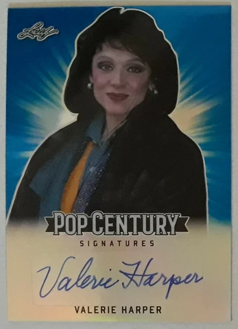 Valerie Harper 2018 Leaf Pop Century Signatures Autograph Card#1/30 Cover