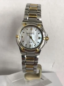 Citizen Ladies Eco Drive Mother Of Pearl Date Two Tone Bracelet Watch EW1534-57D - Picture 1 of 12