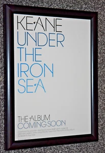 KEANE band framed A4 under the iron sea 2006 ALBUM original promo ART poster - Picture 1 of 1