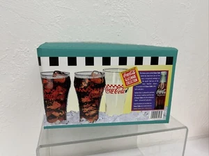 Coca-Cola Sammlerstücke Vintage Indiana Glas Glocke Sodagläser Diner Design Neu - Bild 1 von 5