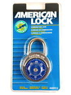 AMERICAN LOCK COMBINATION PADLOCK - 400HCC Blue Dial - New NOS Sealed In Package