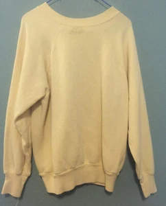 Pale Yellow Long Sleeve Juniors/Kids Sweatshirt - Picture 1 of 3
