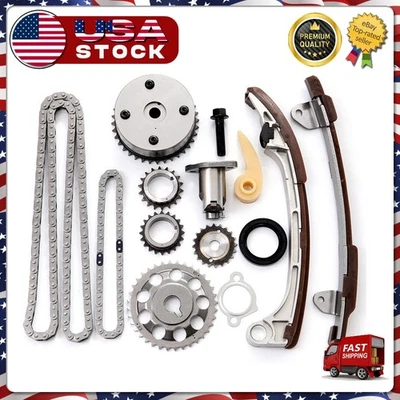 Timing Chain Kit with VVT Gear For Toyota Camry 2002-2011 2.0L 2.4L 2AZFE 1AZFE - Image 1 of 4