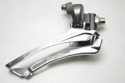 SHIMANO ULTEGRA FD-6700 BICYCLE 10 SPD BP DOUBLE RING BRAZE-ON FRONT DERAILLEUR - Image 1 of 4