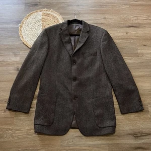 HUGO BOSS Made in USA 100% Virgin Wool Suit Mens Blazer FLAWED - Picture 1 of 11