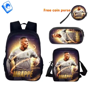 Zaino Grande Calcio – Set 3 pezzi – Scuola Elementare Media – Pallone & Squadra - Bild 1 von 9
