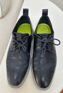 Herren ECCO St.1 Größe 44/10 Hybrid DERBY Schnürschuhe Navy Blau Sneaker - Bild 1 von 8