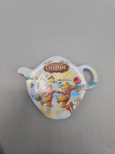 2012 Celestial Seasonings Melamine Teapot Shaped Tea Bag Holder, Gingerbread - Picture 1 of 2