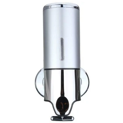 1Pc 500ml Wall Mounted Bathroom Hung Shampoo Soap Dispenser Liquid Pump Bottle - Image 1 of 4