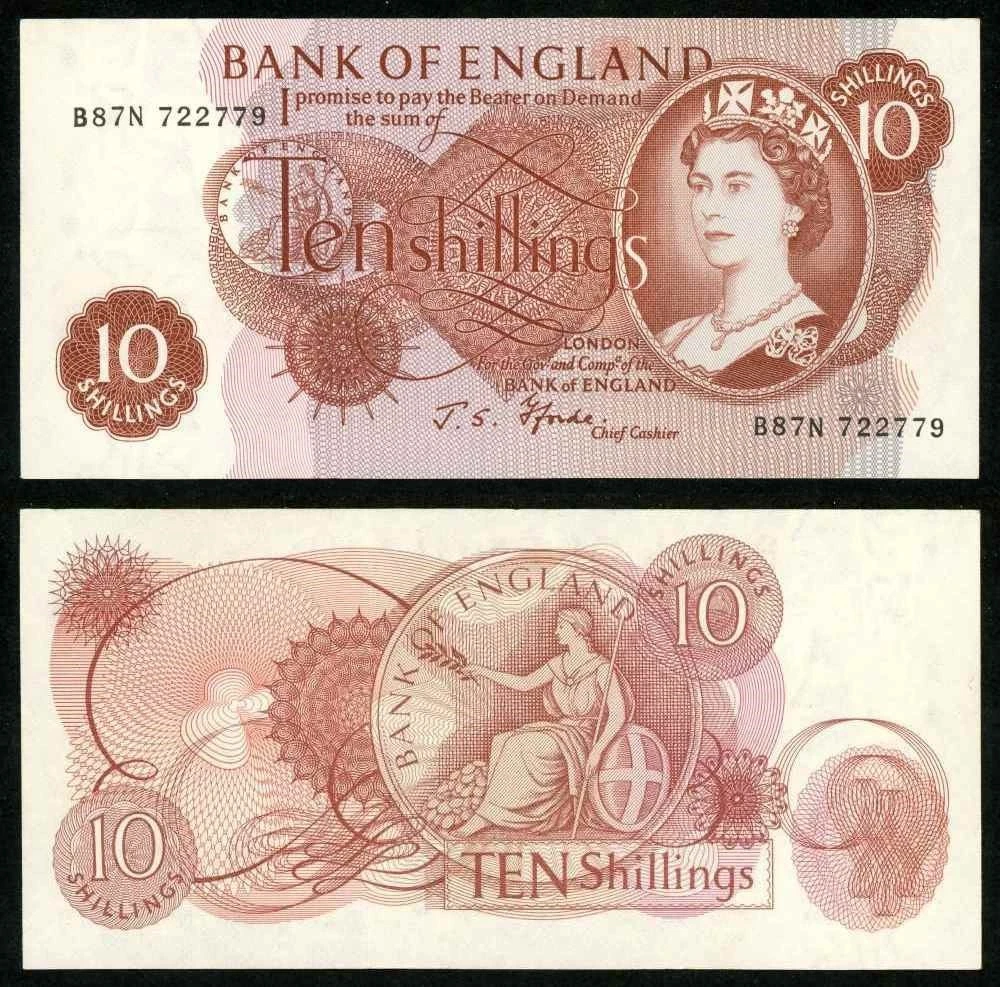 10 Shilling Note In Uk Paper Money for sale | eBay