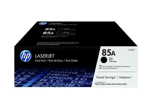 Genuine HP LaserJet 85A Toner Cartridges - 2 Pack Black. New, Sealed - Picture 1 of 6