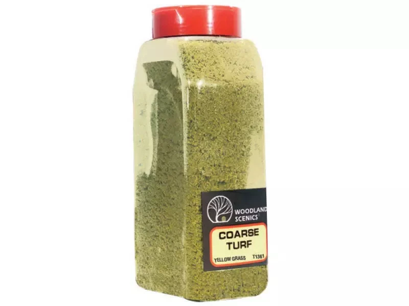 WOODLAND SCENICS Turf coarse herbe jaune - Shaker 945 cm³ Woodland Scenics T1361 - Photo 1/2