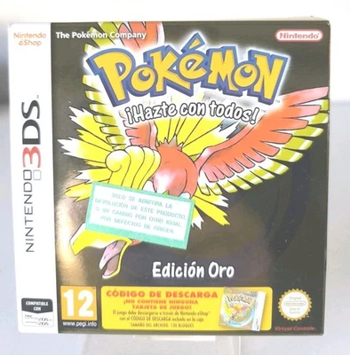 Pokemon Edición Oro 3ds Código Usado - Imagen 1 de 4