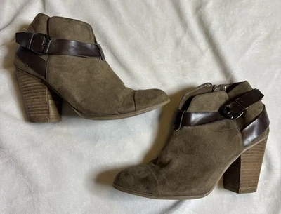 Carlos by Carlos Santana Botas Mujer 8 M Cosecha Botín Marrón Gamuza Tobillo Top Foto 1 de 3