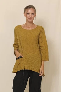 Chalet et ceci Kayleigh Top XL TUSCANY senfgelb Euro crush Fallschirm Nylon - Bild 1 von 14