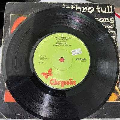 Jethro Tull - Life Is A Long Song/Dr Bogenbroom  7” EP Vinyl VG+/VG Foto 1 de 4