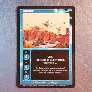 Juego de cartas coleccionables Rifts 2001 **Dweomer 2 Federation of Magic - Imagen 1 de 2