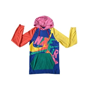 Nike Air Jordan Jumpman Hoodie Mens Sz S Blue Multi Color Cotton Streetwear - Picture 1 of 8
