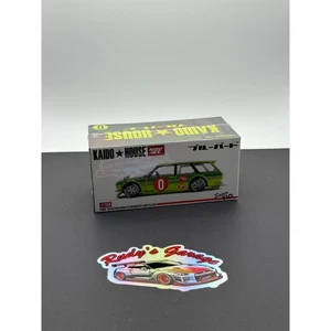 Kaido House Datsun 510 Wagon OG Flow Cromo Amarillo #164 KHMG164-CH SELLADO - Imagen 1 de 4