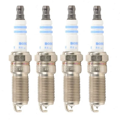 4 件博世双白金火花塞适用于 2004 - 2005 雪佛兰经典 2.2L qk — 第 1/4 张图片