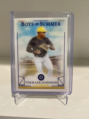 2024 Panini Boys of Summer - Termarr Johnson #81 Blue /99 (RC) - Image 1 of 3