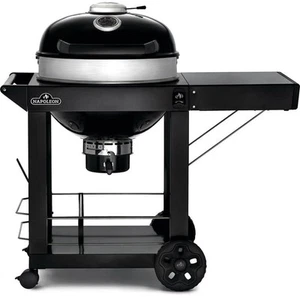 22 in. PRO22 Kettle Charcoal Grill in Black with Cart - Picture 1 of 12